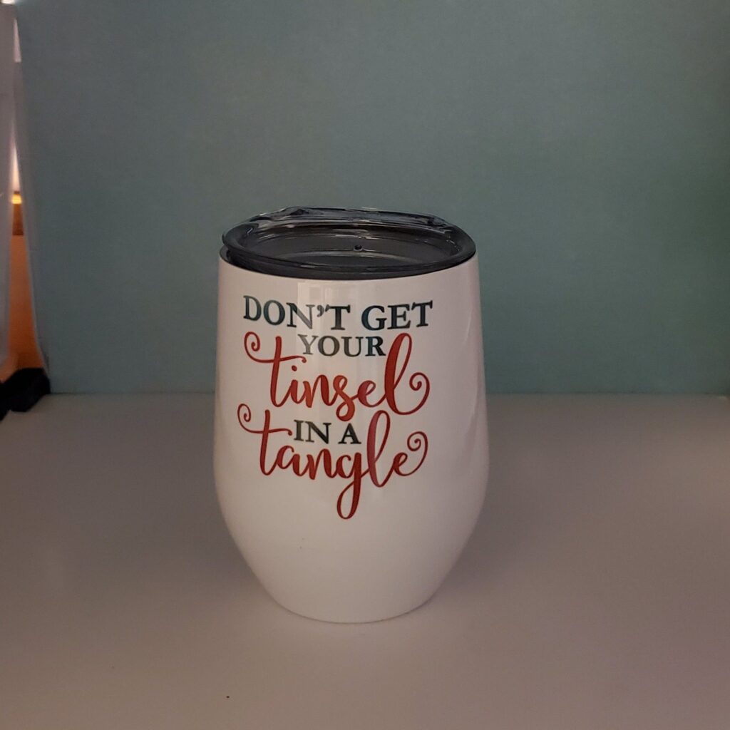 Christmas Wine Glasses
