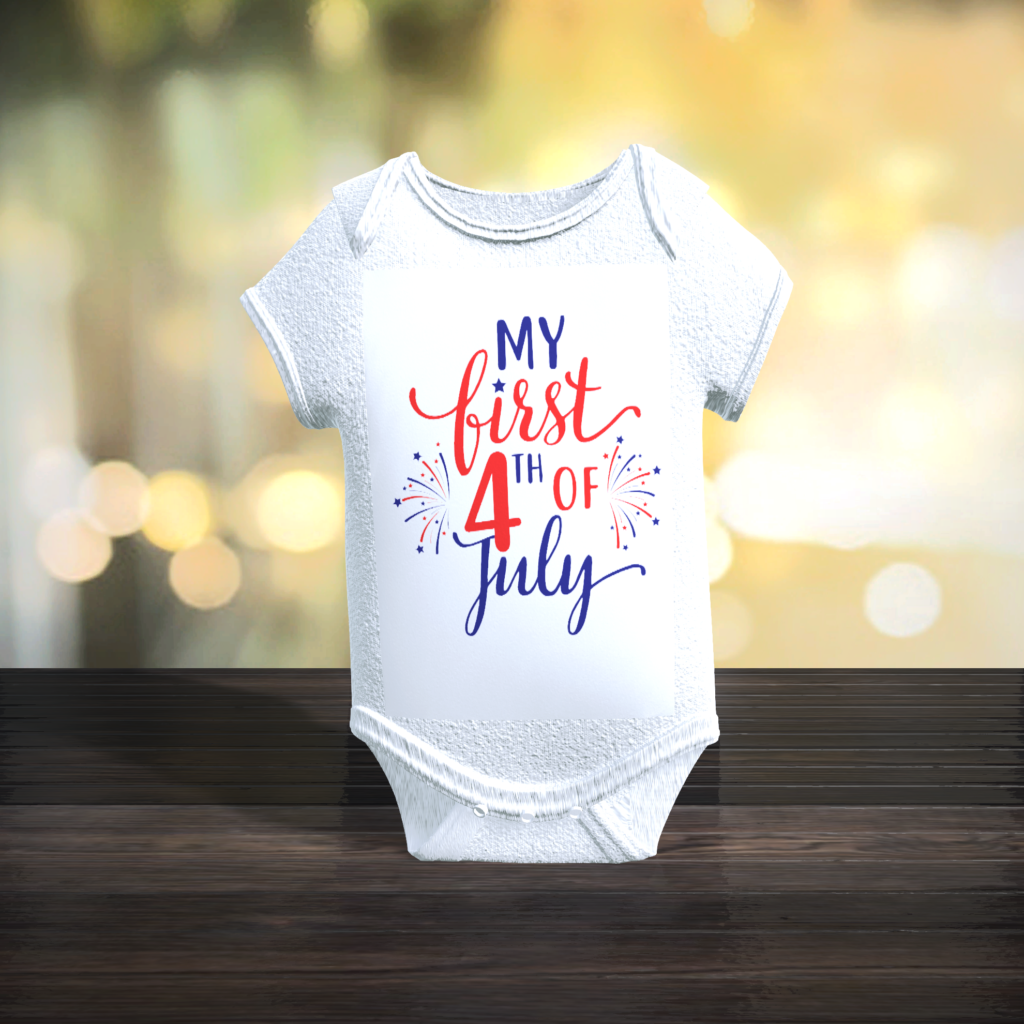 4th of July Onesie